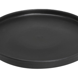 Terra Matt Black πιάτο step ρηχό σετ έξι τεμαχίων 30 εκ