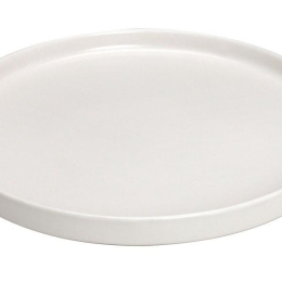 Terra Matt Cream πιάτο ρηχό φαγητού κρεμ σετ έξι τεμαχίων 30 εκ