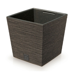 Furu Eco Wood καφέ κασπώ τετράγωνο από ανακυκλωμένα υλικά 30x30x29 εκ