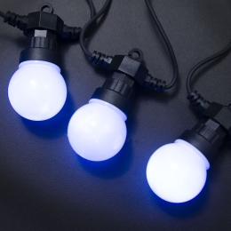 25 Led λαμπάκια caps IP44 με ψυχρό λευκό φως 10μ
