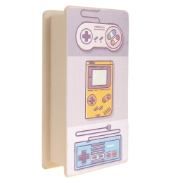 Retro Games ξύλινο χειροποίητο διακοσμητικό  κουτί  26.5x13x7 εκ