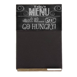 Today s menu ξύλινος χειροποίητος μαυροπίνακας 26x38 εκ