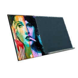Art ξύλινος χειροποίητος μαυροπίνακας 38x26 εκ