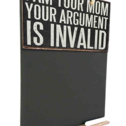 I am your mom ξύλινος χειροποίητος μαυροπίνακας 26x38 εκ