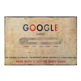 Πίνακας χειροποίητος Google Classic