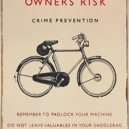 Πίνακας χειροποίητος bike rules