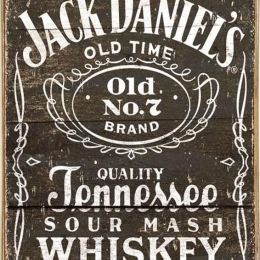 Πίνακας χειροποίητος Jack Daniels 21x30 εκ