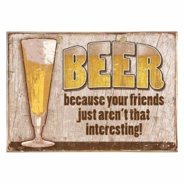 Beer ξύλινος πίνακας χειροποίητος