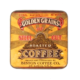 Σουβέρ ξύλινo χειροποίητo golden grains coffee