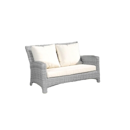 Rattan καναπές δύο θέσεων με μαξιλάρια 127x84x84 εκ