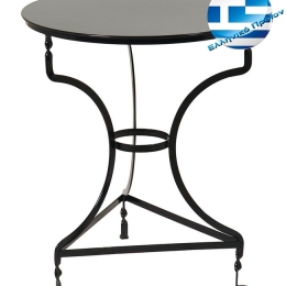 Τραπέζι τύπου καφενείου μεταλλικό 60x72 εκ