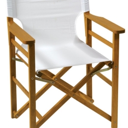 Ξύλινη πτυσσόμενη πολυθρόνα σκηνοθέτη Acacia Wood 58x47x88 εκ