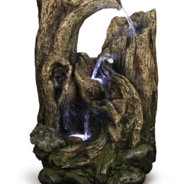 Feng Shui συντριβάνι Old Trees με led φωτισμό 31x27x51 εκ