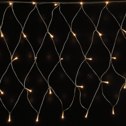 90 Led επεκτεινόμενη συμμετρική κουρτίνα δίχτυ με πρόγραμμα θερμό λευκό φως Ip44 200x100 εκ