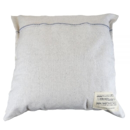 Denim μαξιλάρι κρεμ από ανακυκλωμένο τζιν 50x50 εκ
