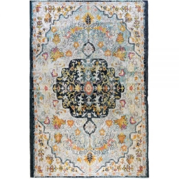 Χαλί Blue Fresco βαμβακερό χειροποίητο 120x180 εκ