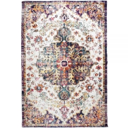 Χαλί χειροποίητο Purple rosete βαμβακερό 120x180 εκ