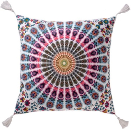 Μαξιλάρι Mandala σε ροζ απόχρωση40x40 εκ