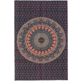 Ριχτάρι ταπισερί Jaipur πράσινο βαμβακερό 140x220 εκ