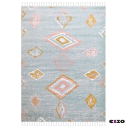 Marrakesh χαλί σε ανοιχτό μπλε χρώμα με μοτίβο 160x230 εκ