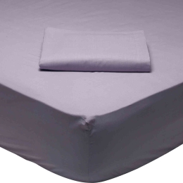 Σεντόνι 1009 Best Colors Lila Das Home Μονό 170x260cm Χωρίς Λάστιχο 100% Βαμβάκι