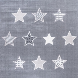 Χαλί Παιδικό Bambino Stars A168A Grey Ezzo 160X230cm