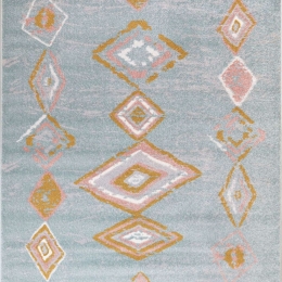 Χαλί Marrakesh 4-B802AX6-BL Light Blue-Multi Ezzo 160X230cm