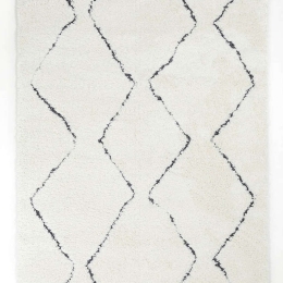 Χαλί Soffice Shaggy B600BX2 Cream Ezzo 133X190cm