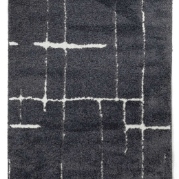 Χαλί Soffice 3-B598AX2 Anthracite Ezzo 133X190cm
