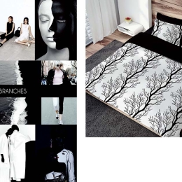 Makis Tselios Home Σετ Παπλωματοθήκη King Size 240x260 Branches