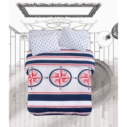 Makis Tselios Home Σετ Σεντόνια Υπέρδιπλα 240×270cm Compass