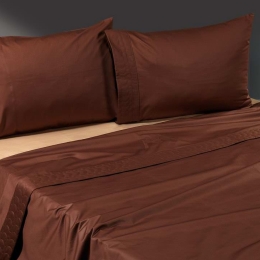 Makis Tselios Home Σετ Παπλωματοθήκη Υπέρδιπλη 220x240 Rengi Brown-Beige