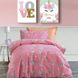 Makis Tselios Home Σετ Παιδική Παπλωματοθήκη Μονή Lucky 160x240