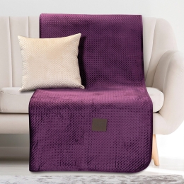 Ριχτάρι Τετραθέσιο Velvety 180x350 Art 8411 Μωβ       Beauty Home