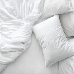 Beauty Home Παπλωματοθήκη Ξενοδοχείου μονή Lucid Art Ε1035 Percale CVC 80%Cot-20%Pol 160x240+40 Λευκό
