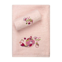 Σετ πετσέτες Art 5401 Σετ 2τμχ Ροζ   Beauty Home