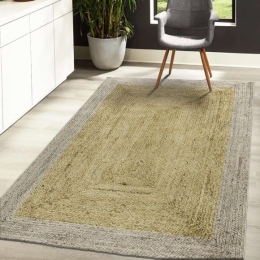 Χαλί Jute Art 9131 Μπεζ,Κίτρινο 160x230  Beauty Home
