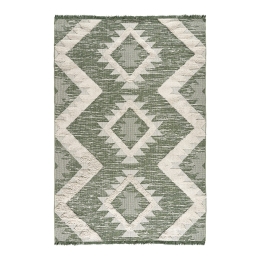 Πατάκι βαμβακερό Morocotton 9237 75x150 Πράσινο   Beauty Home