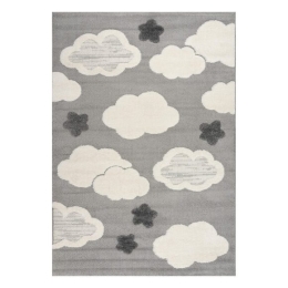 Beauty Home Χαλί Loop Art 9558 160x230 Grey White Γκρι Λευκό