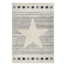 Beauty Home Χαλί Loop Art 9559 133x190 Grey Grey White Γκρι Λευκό
