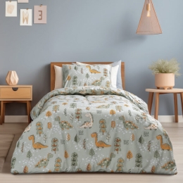 Σετ πάπλωμα μονό Dodo Art 6230 160x240 Λαδί       Beauty Home