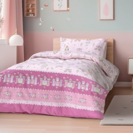 Beauty Home Σεντόνι μονό με μαξιλαροθήκη Dreamy Art 6232 170x260 Ροζ