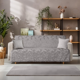 Beauty Home Ριχτάρι Τριθέσιο Art 8632 180x300 Γκρι