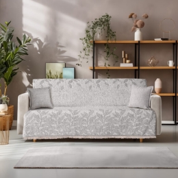 Beauty Home Ριχτάρι Τριθέσιο Art 8633 180x300 Εκρού