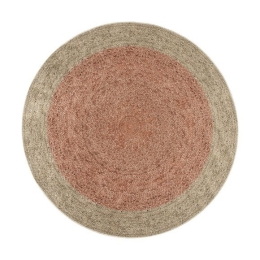 Beauty Home Ροτόντα 90x90 Jute Art 9131 Μπεζ,Ροζ