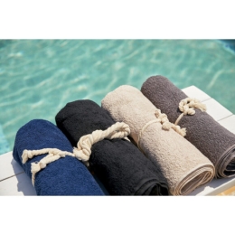 Πετσέτα πισίνας Dunes Vat Dyed 90x180 450gsm  Ανθρακίτης Beauty Home
