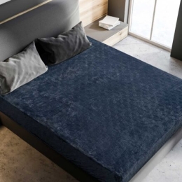 Σεντόνι Flannel GELID ANTHRACITE flannel-ημίδιπλο-με-λάστιχο-120-x-200-30-εκ