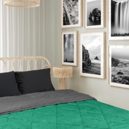 Κουβερτοπάπλωμα CHILL GREEN ANTHRACITE κουβερτοπάπλωμα-υπέρδιπλο-220-x-240-εκ