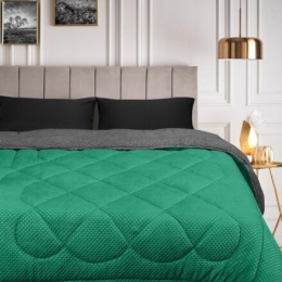 Κουβερτοπάπλωμα POLAR GREEN ANTHRACITE κουβερτοπάπλωμα-υπέρδιπλο-220-x-240-εκ