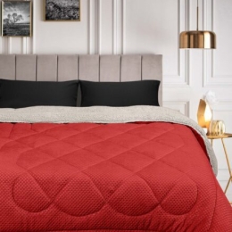 Κουβερτοπάπλωμα POLAR RED BEIGE κουβερτοπάπλωμα-υπέρδιπλο-220-x-240-εκ